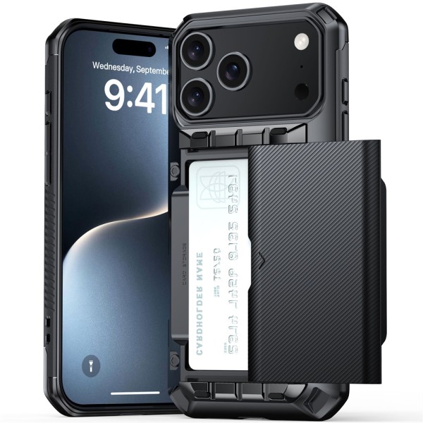 跨境iPhone18Pro手机壳 适用苹果17套啤滑盖插卡钱包防摔16保护套