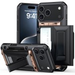 跨境iPhone18Pro手机壳 适用苹果17套啤滑盖插卡钱包防摔16保护套