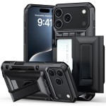 跨境iPhone18Pro手机壳 适用苹果17套啤滑盖插卡钱包防摔16保护套