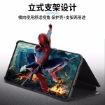 适用iPhone16电镀镜面手机壳苹果13翻盖立式支架皮套17PRO保护套