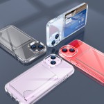 亚克力二合一透明卡包适用iPhone14ProMax手机壳苹果15插卡保护套