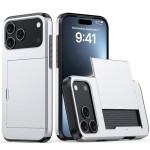 适用iphone17手机壳 苹果16滑盖插卡二合一防摔15Pro钱包保护套34
