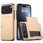 适用iphone17手机壳 苹果16滑盖插卡二合一防摔15Pro钱包保护套34