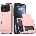 适用iphone17手机壳 苹果16滑盖插卡二合一防摔15Pro钱包保护套34