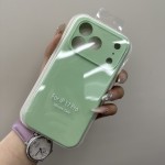 适用苹果18液态防指纹硅胶手机壳iphone17promax全包凹槽13保护套