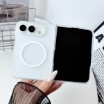 适用iPhone18ULTRA左右折叠磁吸手机壳苹果18FOLD透明冰雾防摔壳