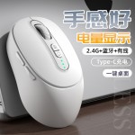 A29新款三模无线蓝牙鼠标可爱小手使用鼠标 跨境新品爆款无线充电