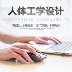 有线电竞鼠标 无线USB充电蓝牙双模静音滑鼠 办公游戏发光鼠标