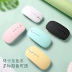 糖果色无线充电蓝牙鼠标 USB平板 台式 笔记本静音发光鼠标 批发