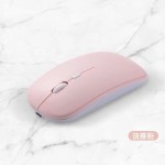 糖果色无线充电蓝牙鼠标 USB平板 台式 笔记本静音发光鼠标 批发