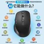 AI智能语音鼠标多国翻译说话写作PPT转文字语音无线deepseek鼠标