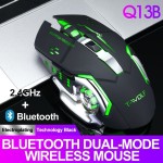 T-WOLF Q13无线游戏鼠标充电蓝牙发光机械滑鼠跨境热销