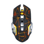 T-WOLF Q13无线游戏鼠标充电蓝牙发光机械滑鼠跨境热销