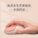 摩天手M3DM轻音可爱女生办公家用电脑笔记本M3AG无线蓝牙双模鼠标