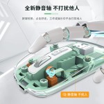 透明无线鼠标蓝牙双模静音光电type三模鼠标可定制logo电脑配件