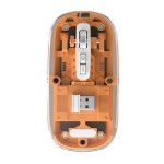 透明无线鼠标蓝牙双模静音光电type三模鼠标可定制logo电脑配件