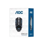 冠捷AOC GM110有线USB鼠标机械电竞游戏台式机电脑吃鸡宏鼠标批发