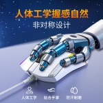 三模无线2.4G蓝牙电竞游戏鼠标G58 光电鼠标机甲风5键吃鸡打瓦lol