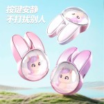 摩天手M12无线蓝牙双模充电鼠标迷你可爱兔子彩虹马办公鼠标批发
