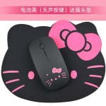 蓝牙双模无线鼠标静音女生可爱卡通可充电通用手机平板笔记本台式