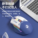 鼠标有线静音电竞cf吃鸡游戏家用办公机械台式电脑笔记本通用无