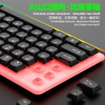 (严选)gtx350有线发光键盘鼠标套装阿拉伯文发光机械手感游戏电脑