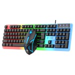(严选)gtx350有线发光键盘鼠标套装阿拉伯文发光机械手感游戏电脑