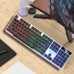 力镁TX35发光有线键盘悬浮机械手感家用游戏电脑键盘USB商务办公