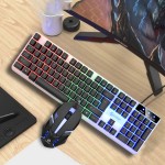 力镁TX35发光有线键盘悬浮机械手感家用游戏电脑键盘USB商务办公