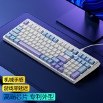 键盘牧马人鼠标套装机械手感有线无线电脑游戏电竞键鼠耳机三件套