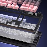 FURYCUBE IP98机械手感三模键盘电脑游戏电竞高颜值有线静音键盘