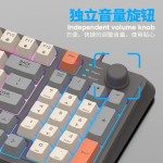 炫银狐K82有线游戏键盘机械手感电竞发光鼠标套装电脑办公家用USB