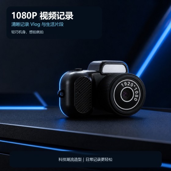 Y3000拇指相机1080P迷你数码摄像机Vlog户外随身记录学生党CCD