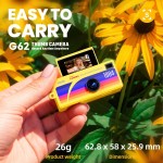 新品G62拇指相机背包挂件可翻转屏相机学生党随身高清便携式相机