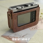 适用于拍立得EVO数码相机包 收纳包 镜头盖复古皮革相机包含背带
