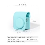 适用富士拍立得mini13/12/11皮质相机包通用便携套壳保护袋斜挎包