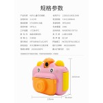 亚马逊儿童卡通拍立得照相机便携式迷你单反数码打印相机便携热敏