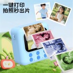 跨境款M07儿童打印相机拍立得卡通可爱高清双摄相机学生礼物批发
