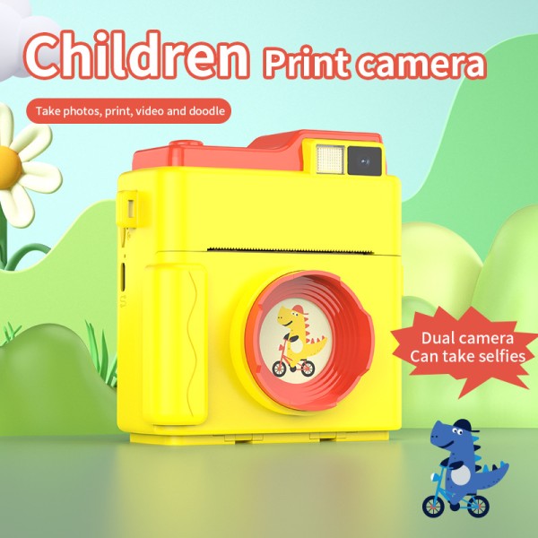 拍立得儿童照相机 高清录像拍照玩具相机拍立得打印纸儿童照相机