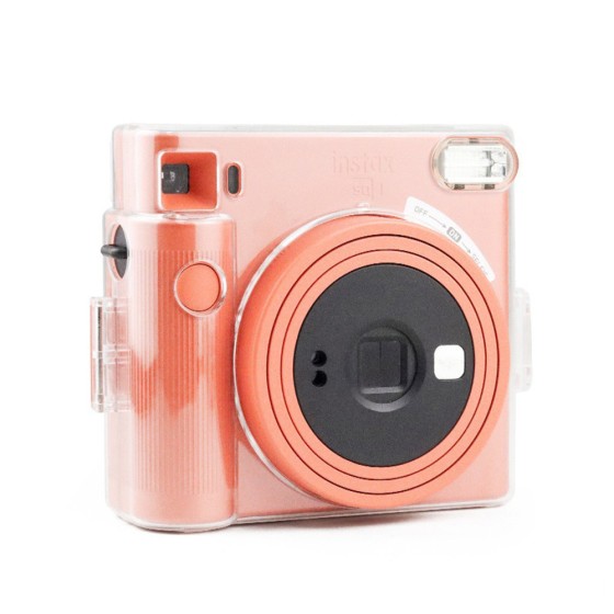拍立得Instax SQ1相机水晶壳透明耐用防刮防摔便携保护收纳壳无绳