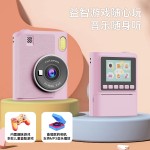 新款迷你拍立得儿童照相机玩具可拍照直接打印自带一体自动出相片