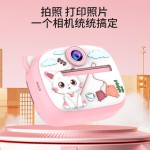 跨境新款儿童相机可拍照录像高清双摄打印照相机拍立得儿童玩具
