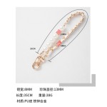 珍珠手机链穿皮手腕带短款电话挂绳创意手机挂链替换手机挂绳女款