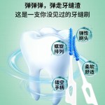 大盒装跨境专供软胶 软毛清洁刷齿间刷牙缝刷 软硅胶剔牙棒牙签
