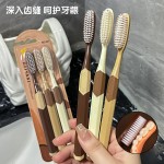 贝雅希成人软毛牙刷家用三支装宽头家庭装清洁情侣批发代发
