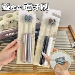 新款高档罗马柱可拆卸成人凸面软毛牙刷洁齿护龈家用清洁