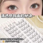 新中式上睫毛清冷纯欲系安陵容自然仿真灵动假睫毛空气感斜飞免胶