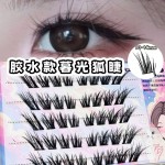 暮光狐假睫毛多层次!浓密上镜婴儿弯卷翘灵动狐系氛围感仙子睫