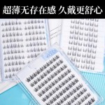 纯欲太阳花新手超软单簇卷翘分段式柔软初学者假睫毛