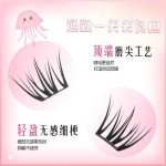 大容量黑色蓝眼泪不朽之恋虾兵蟹将睫毛书自然卷翘新手单簇假睫毛
